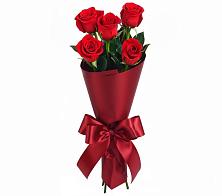 Букет 5 Красных роз Эдлесс Лав в Железнодорожный Подольского района