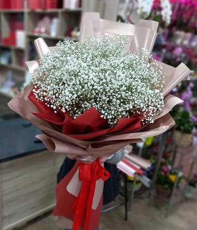 Букет цветов из: Гипсофила в Железнодорожный Подольского района