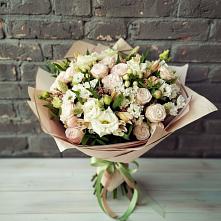 Букет нежное ассорти #REPLACE_PRED# Железнодорожный Подольского района Букет цветов из:  Альстромерии, Розы и Хризантемы #REPLACE_PRED# Железнодорожный Подольского района