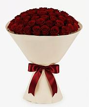 Букет 101 Бордовая роза Блэк Бакарра в Железнодорожный Подольского района