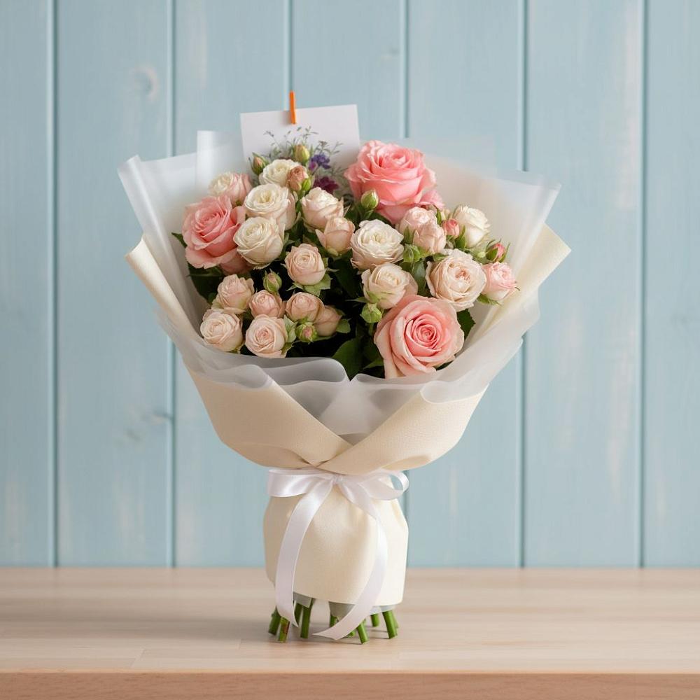 Букет цветов из: Розы в Железнодорожный Подольского района