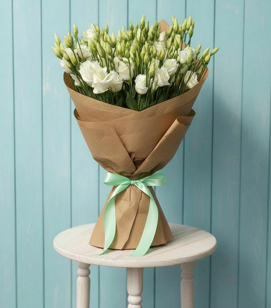 Букет Утренняя Свежесть в Железнодорожный Подольского района Букет цветов из: Лизиантусы в Железнодорожный Подольского района