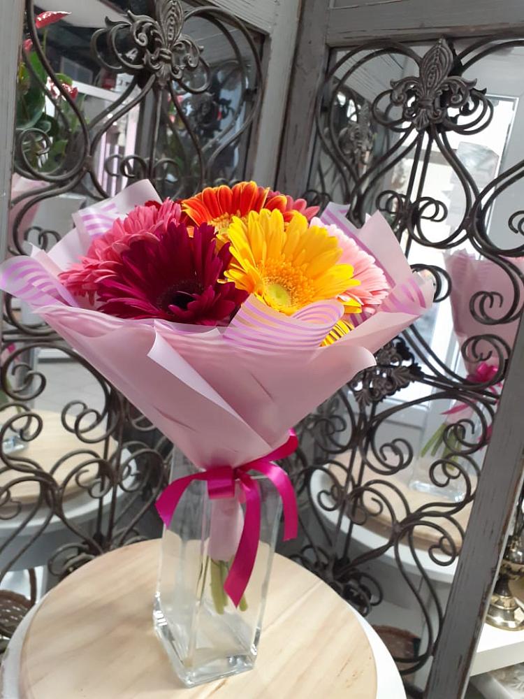 Букет цветов из: Герберы в Железнодорожный Подольского района