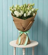 Букет цветов из:  Лизиантусы в Железнодорожный Подольского района