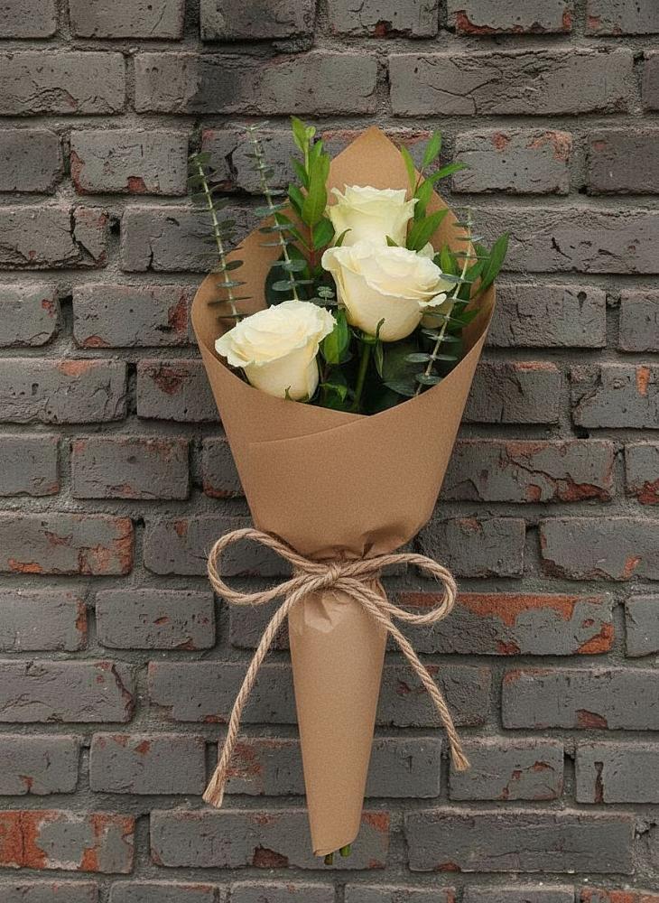 Букет из 3 роз в Железнодорожный Подольского района Букет цветов из: Розы в Железнодорожный Подольского района