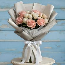 Букет цветов из:  Розы #REPLACE_PRED# Железнодорожный Подольского района
