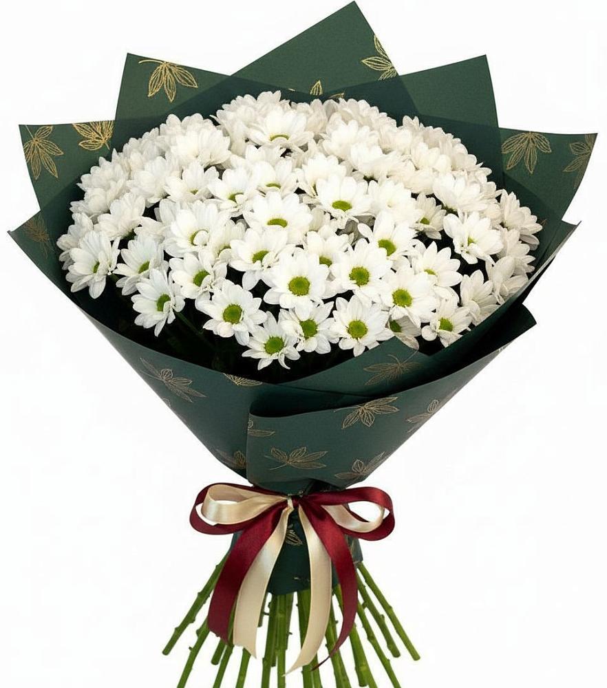Букет море ромашек в Железнодорожный Подольского района Букет цветов из: Хризантемы в Железнодорожный Подольского района