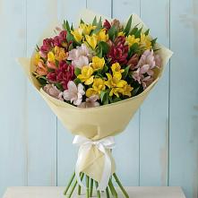 Букет цветов из:  Альстромерии в Железнодорожный Подольского района
