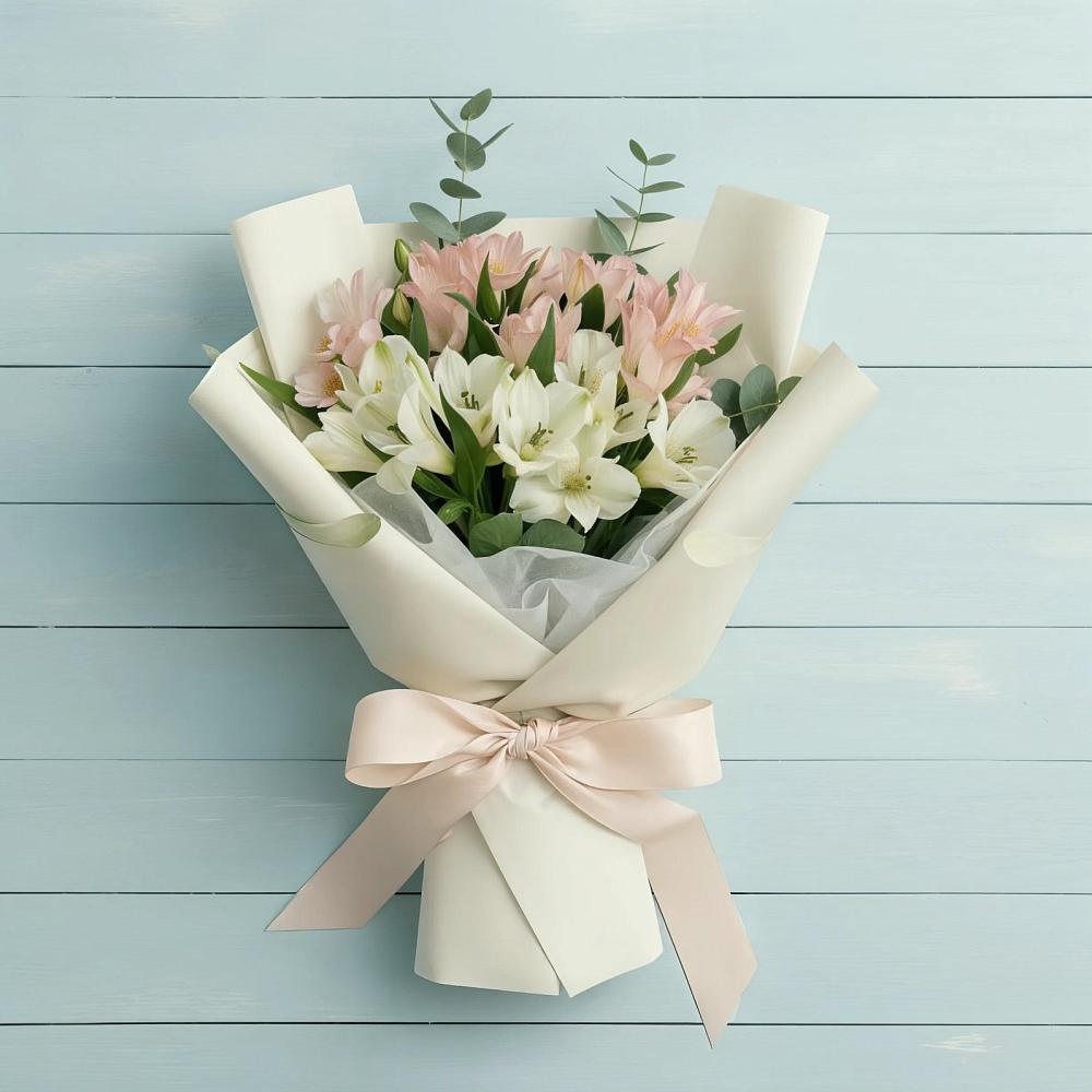 Букет цветов из: Альстромерии в Железнодорожный Подольского района