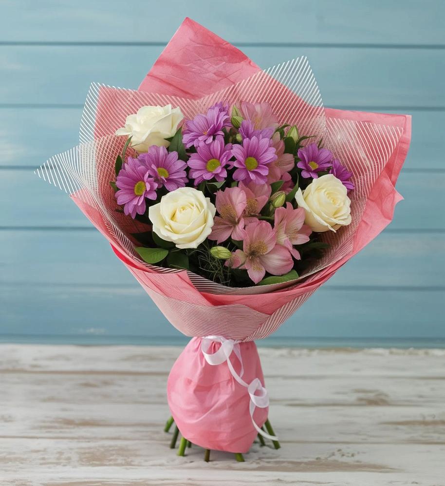 Букет цветов из: Герберы в Железнодорожный Подольского района