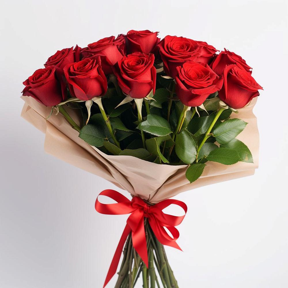 11 Красных роз Эдлесс Лав в Железнодорожный Подольского района Букет 11 Красных роз Эдлесс Лав в Железнодорожный Подольского района