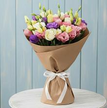Букет цветов из:  Лизиантусы в Железнодорожный Подольского района