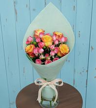 Букет Отличное настроение в Железнодорожный Подольского района Букет цветов из:  Розы в Железнодорожный Подольского района