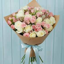 Букет романтичный подарок в Железнодорожный Подольского района Букет цветов из:  Розы в Железнодорожный Подольского района
